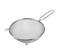 KitchenCraft Tamiz extragrande de acero inoxidable, 25 cm (10"), plateado
