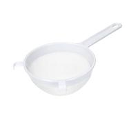 KitchenCraft Tamiz de plástico con malla de nylon resistente al calor, mediano (15 cm) Blanco