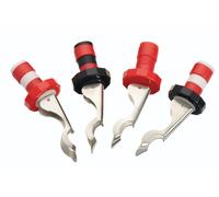 Kitchencraft tapones de botella de palanca, juego de 4 tapones de vino