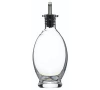 KitchenCraft World Of Flavours Aceitera/Vinagrera de Cristal con Dispensador Metálico 400 ml