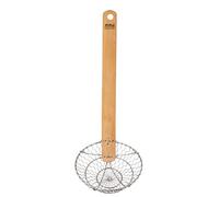 KitchenCraft World of Flavours Espumadera china con mango de madera de bambú, 33 cm (13")