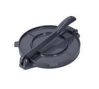 KitchenCraft World of Flavors Prensa para Tortillas Mexicana en Caja de Regalo, Aluminio, Color Plata, 20 x 25 cm