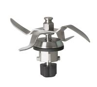 KitchenMod Cuchilla mezcladora de repuesto compatible con Silvercrest Monsieur Cuisine Connect y Smart, conjunto de cuchillas de acero inoxidable con junta de silicona, apto para lavavajillas