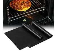 KitchenRaku Alfombrilla para horno de 32 x 50 cm, revestimiento antiadherente y resistente, accesorio de cocina indispensable para una limpieza