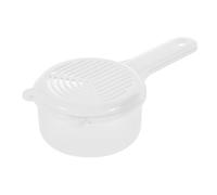 Kitchens - Cuenco colador con asa, cesta de lavado de frutas, arroz, frutas, verduras, cesta de drenaje segura para microondas