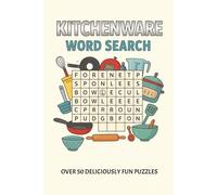 Kitchenware Word Search: Word Searches with Easy to Read Print about Kitchenware, Cooking Tools, Utensils, and More | 6x9 inches, 110 pages | 50+ Puzzles… Gift for Vacations, Holidays and Free Times