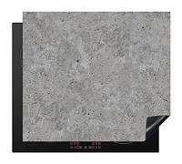 KitchenYeah© Cubre Vitrocerámica - Protector Vitroceramica Induccion 58x51 cm - Tapa Vitroceramica - Protector de Vitroceramica Hormigón - Pizarra - Gris - Estructura de hormigón
