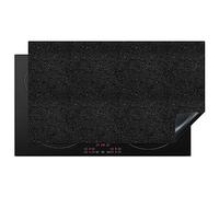 KitchenYeah© Cubre Vitrocerámica - Protector Vitroceramica Induccion 90x52 cm - Tapa Vitroceramica - Protector de Vitroceramica Granito - Negro - Gris