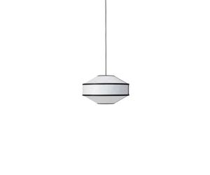 Kite 1B Lámpara Colgante Ø55 Blanco/ Negro