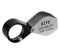 Kite Doublet 10x - Lupa (10x, diámetro Frontal 23mm), Negro