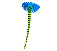 Kite Elefante Elefante Sin Marco Kite 3D Elephant Beach Beach Vacaciones Verano Verano Juguete para Patio Trasero para W/Long Tail Family Activi