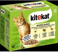 Kitekat 85gx12 Pollo & Variados en gelatina Paquete multipack