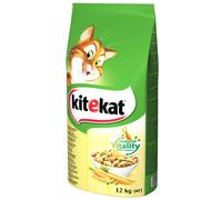 KITEKAT Alimento Seco para Gatos con Pollo y Verduras 2x12kg