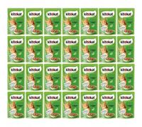 KITEKAT Bolsa de porciones con conejo en salsa comida húmeda para gatos, 28 x 85 g