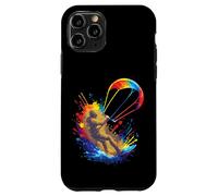 Kitesurf Art Splash - Deporte Extremo Jinete y alas Coloridas Carcasa para iPhone 11 Pro