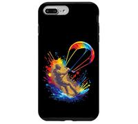 Kitesurf Art Splash - Deporte Extremo Jinete y alas Coloridas Carcasa para iPhone 7 Plus/8 Plus