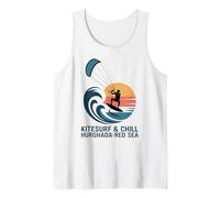 Kitesurf y Chill Hurghada Mar Rojo, Divertidas Aventuras egipcias Camiseta sin Mangas