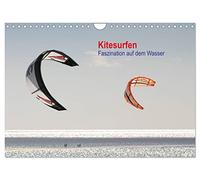 Kitesurfen - Faszination auf dem Wasser (Wandkalender 2026 DIN A4 quer), CALVENDO Monatskalender: Bildkalender mit Fotos vom Kitesurfen