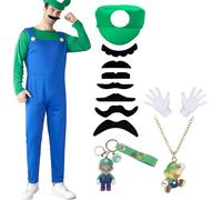 Kitimi Disfraz de Mari Adulto Niños, Disfraz con Body, Gorro, Llavero y Guantes, Carnaval Halloween Cosplay Decoración para Niño Mujer Niño Adulto(Adultos - Verde,M)