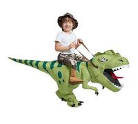 Kitimi Disfraz inflable de dinosaurio, disfraz de raptor inflable de dibujos animados para niños, ropa de disfraces para niños, traje creativo para Halloween, carnaval, Navidad, actuaciones escolares
