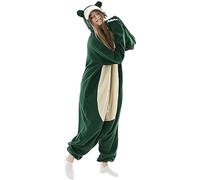 Kitimi Pijama de Animales Onesie Disfraz Adulto Pijama Entero Cosplay Traje de Disfraz Animal para Disfraces de Carnaval Fiesta de Halloween Ropa de Dormir Navidad Mujer y Hombre