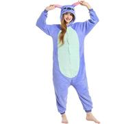 Kitimi Pijama de Animales Onesie Disfraz Adulto Pijama Entero Cosplay Traje de Disfraz Animal para Disfraces de Carnaval Fiesta de Halloween Ropa de Dormir Navidad Mujer y Hombre