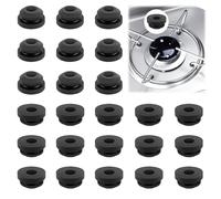 Kitnelw 24 Piezas Pies de Goma para Hornillos de Autocaravanas Accesorios para Cocina de Autocaravanas Conductos de Goma Compatibles con Barras de 5 mm para Dometic, Smev y Thetford