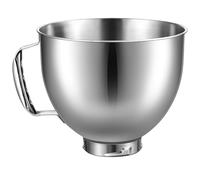 KITOART Cuenco mezclador de acero inoxidable para KitchenAid de 4.5 cuartos / 5 cuartos de galón, mezclador de acero inoxidable KSM150