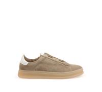 Kiton - Suede Slip-On Sneakers - Shoes - Hombre - Blanco - 44 EU -