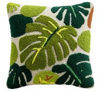 kitphoenix Kits De Gancho De Pestillo Cojín Hoja Kit De Cojines Para Bordar 43 X 43 Cm Tejer Cojín Fabricación De Alfombras Para Principiantes Adultos O Niños