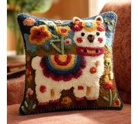 Kitquiver Juego De Cojines De Nudos,Alpaca Juego De Ganchos,Funda De Almohada Decorativa,Creativo,Kit De Ganchos Para Principiantes Y Adultos,Regalos 43 X 43 Cm