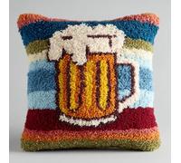 Kitquiver Juego De Cojines De Nudos,Jarra De Cerveza Juego De Ganchos,Funda De Almohada Decorativa,Creativo,Kit De Ganchos Para Principiantes Y Adultos,Regalos 43 X 43 Cm