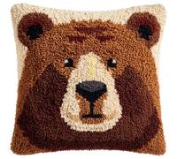 Kitquiver Juego De Cojines De Nudos,Oso Juego De Ganchos,Funda De Almohada Decorativa,Creativo,Kit De Ganchos Para Niños Y Adultos,Regalos 43 X 43 Cm