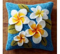 Kitquiver Juego De Cojines De Nudos,Plumeria Juego De Ganchos,Funda De Almohada Decorativa,Creativo,Kit De Ganchos Para Niños Y Adultos,Regalos 43 X 43 Cm