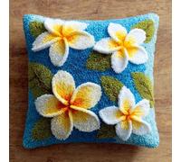 Kitquiver Juego De Cojines De Nudos,Plumeria Juego De Ganchos,Funda De Almohada Decorativa,Creativo,Kit De Ganchos Para Niños Y Adultos,Regalos 43 X 43 Cm