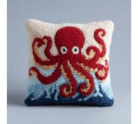 Kitquiver Juego De Cojines De Nudos,Pulpo Anudar Uno Mismo,Juego De Ganchos,Funda De Almohada Decorativa,Creativo,Kit De Ganchos Para Niños Y Adultos,Regalos 43 X 43 Cm