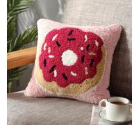 Kitquiver Juego De Cojines De Nudos,Rosquilla Juego De Ganchos,Funda De Almohada Decorativa,Creativo,Kit De Ganchos Para Principiantes Y Adultos,Regalos 43 X 43 Cm