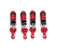 Kits Amortiguador RC Para Max Sg116 16101 16102 Pro Amortiguador Hidráulico Delantero Trasero Muelles Accesorios Metálicos Mejorados Coches Control Remoto(Red,4PCS)