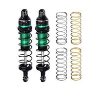 Kits Amortiguador RC Para Traxxas Para Mini Para Maxx 107154-1 7075 3760 10765 87 Mm Aleación Metálica Delantera Trasera Amortiguadores RC Piezas Monster Truck(Green)