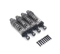 Kits Amortiguador RC Para WLtoys 124017 124019 144001 1/12 1/14 Amortiguador Externo Metal Muelles Aceite Piezas Mejora Coches Control Remoto(Titanium)