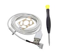 Kits de actualización para ratón gaming G102, cable de goma, pies antideslizantes, destornillador, paquete incluido, mejora el control, accesorios, destornillador, funcionamiento suave, herramientas