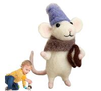 Kits de Agujas de Lana para Principiantes - Juego de Herramientas de 6,5 x 3 x 9 cm, Paquete de mechas y Coloridas, Agujas de manipulación de Fieltro Resistentes | Forma Suave, fabricación faci