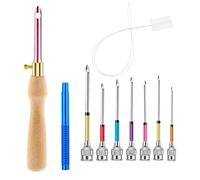 Kits de agujas de perforación, kits de bordado de aguja de perforación, suministros de aguja de perforación, kits de agujas de perforación, agujas de punto de cruz portátiles para adultos