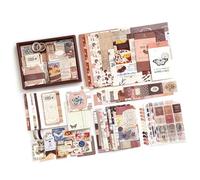 Kits de álbumes de recortes, marco de papel, collages, decoración de diario, caja de regalo, cinta adhesiva, marco de papel, collage, decoración de diario, caja de regalo