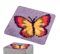 Kits de alfombra de gancho para niños - Juego de manualidades de , proyecto de aguja | Kit de fabricación de alfombras de 11.81x11.81 pulgadas, actividad de patrones de bricolaje para adultos, niñ