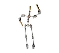 Kits de armadura de stop motion para estudio, kits de armadura lista, figura de marioneta de metal para creación de diseños de personajes, para animación o simplemente diversión (18 cm = 7.1 pulgadas)