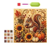 Kits de arte de perlas para adultos, 5D con temática de otoño, cuentas de | Kits de pintura de perlas para principiantes, manualidades, decoración del hogar, mujeres, día de la madre, cumpleaños