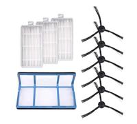 Kits de aspiradora con Cepillo Lateral de Filtro compatibles con ILIFE ZACO V3 V3s V5 V5s V5s Pro compatibles con Medion MD 18500 18600 MD18501 MD16192