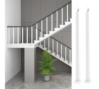 Kits De Barandillas Para Escalones De Loft Comerciales, Balaustres De Escalera Blancos, Postes De Columna Para Barandillas De Terraza, Remodelación De Escaleras Y Escalones Exteriores, Balaustres Cua