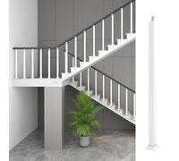 Kits De Barandillas Para Escalones De Loft Comerciales, Balaustres De Escalera Blancos, Postes De Columna Para Barandillas De Terraza, Remodelación De Escaleras Y Escalones Exteriores, Balaustres Cua